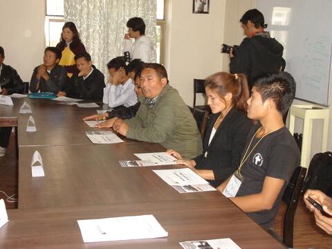 Photos of translation training