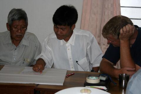 Photos of translation training