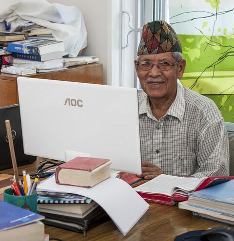 Photos of translation training