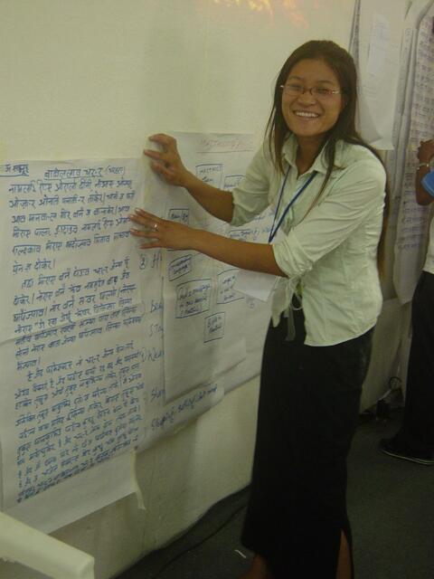 Photos of translation training