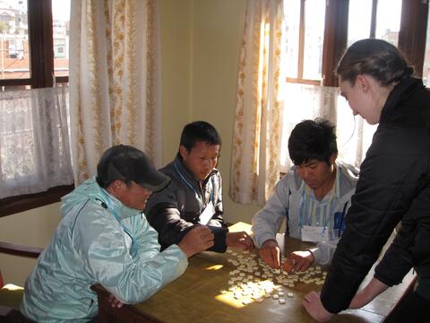 Photos of translation training