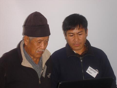 Photos of translation training