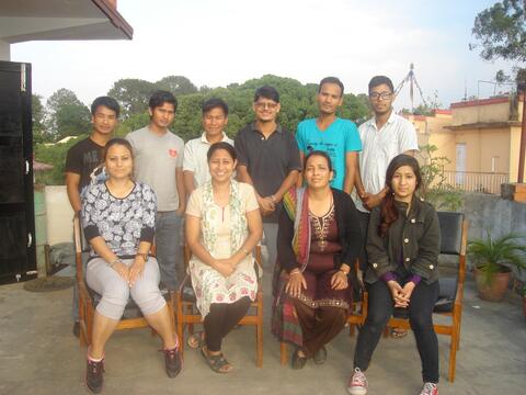 Photos of translation training